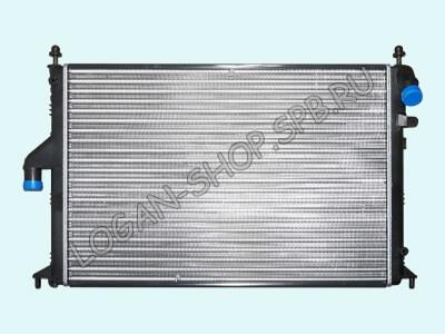 Радиатор охлаждения Logan, Sandero (с 2008, с кондиционером) PATRON